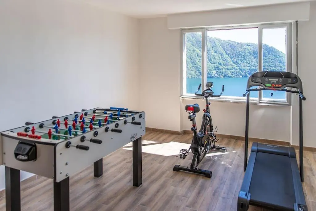 Apartment Villa Amazing Lake View With Jacuzzi, Private Garden And Gym Cernobbio Italy