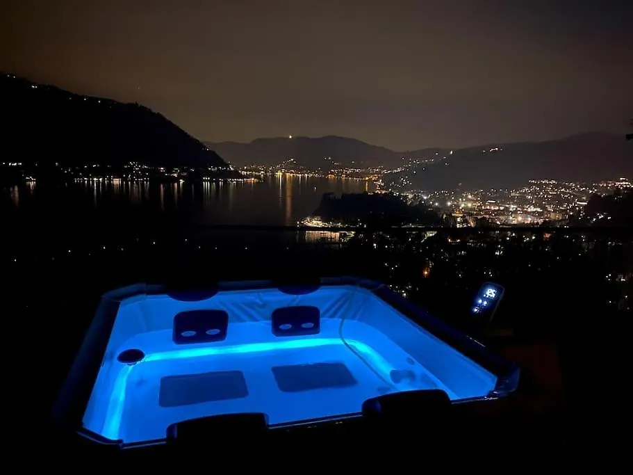 Villa Amazing Lake View With Jacuzzi, Private Garden And Gym Cernobbio