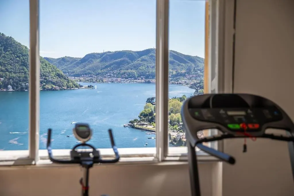 Apartment Villa Amazing Lake View With Jacuzzi, Private Garden And Gym Cernobbio Italy